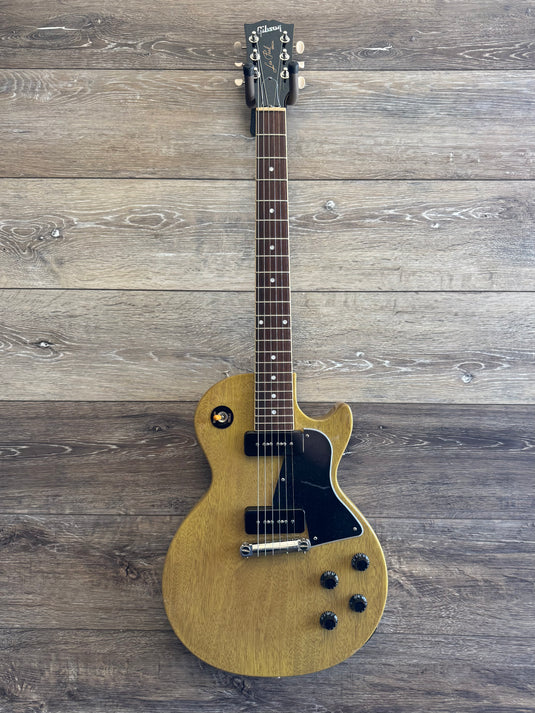 Guitare électrique Les Paul "TV Yellow P90"
