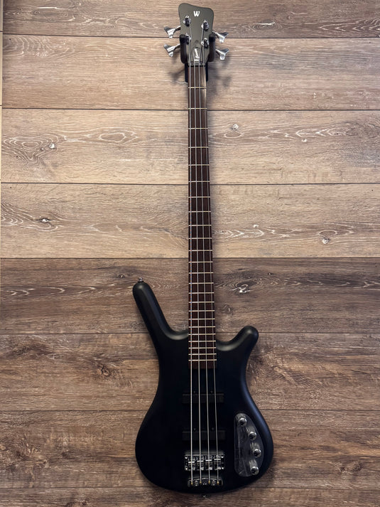 Warwick RockBass Corvette Basic,4 cordes, vert foncé Transparent,avec étui souple