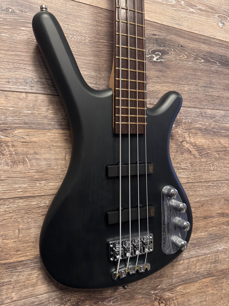 Chargez l'image dans la visionneuse de la galerie, Warwick RockBass Corvette Basic,4 cordes, vert foncé Transparent,avec étui souple
