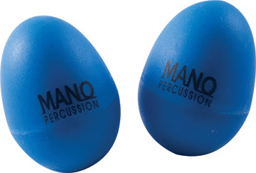 MANO PERCUSSION / MP-EGGS-J36 / Hochets en forme d’Oeufs ,(6 de chaque couleurs) Bleu 50gr, Jaune 45gr,Orange 40gr, Vert 35gr, Rouge 20 gr et Violet 25gr