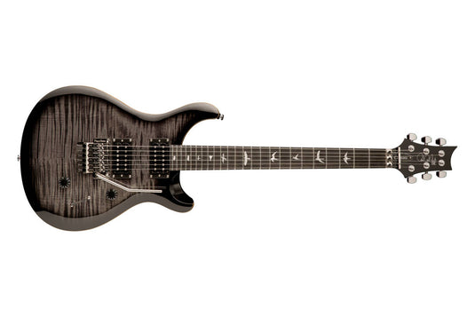 PAUL REED SMITH / 109630::CA: / CU44FLECA - SE Custom 24 with Floydrose - Charcoal Burst with Soft Case