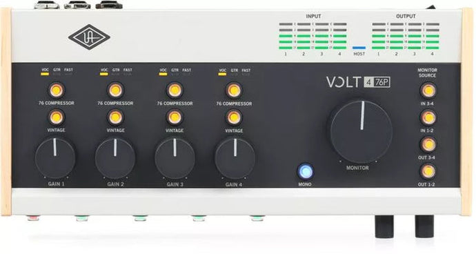 Desktop USB 2.0 audio interface 4 inputs and 4 outputs 4 preamp