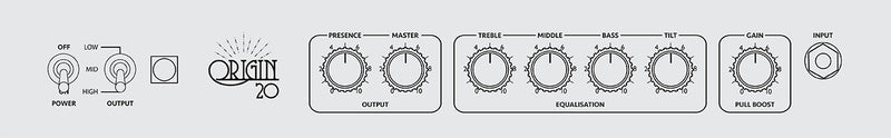 Chargez l&#39;image dans la visionneuse de la galerie, Amplificateur de guitare &quot;ORI20HD1&quot; 20W édition spécial
