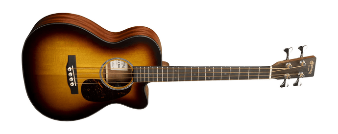 Basse acoustique 000C Jr - E BASS BURST, Satin, Épicéa/Sap, avec coque souple - Drummond Musique