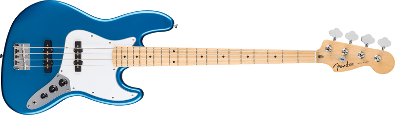 Load image into gallery viewer, BASSE électrique JAZZ STANDARD® Touche en érable, plaque de protection blanche, finition aigue - marine métallisée - Drummond Musique
