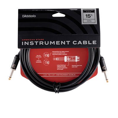 Cable 1/4 mono de 15 pieds de la série 