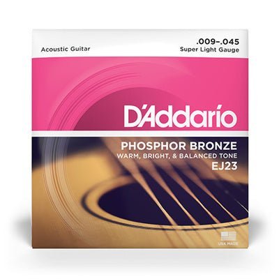 Cordes Acoustiques D'Addario - EZ910 - Bronze 85/15 - Jeu Léger 11 Cordes Acoustiques D'Addario - EZ910 - Bronze 85/15 - Jeu Léger 11
