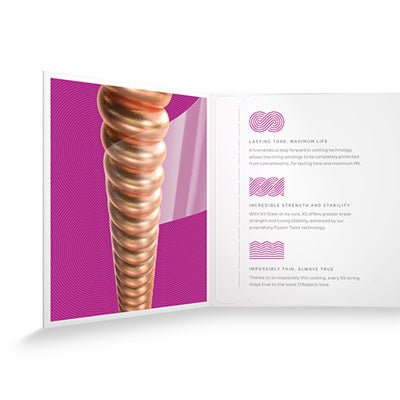 Chargez l&#39;image dans la visionneuse de la galerie, Cordes D&#39;Addario XSAPB11552 XS Phosphor Bronze pour guitare acoustique, Custom Light Plus, 11,5 - 53 - Drummond Musique
