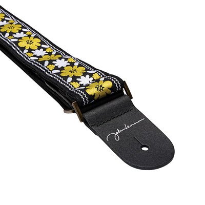 Courroie Signature John Lennon D'Addario, Jacquard Toiture - Drummond Musique