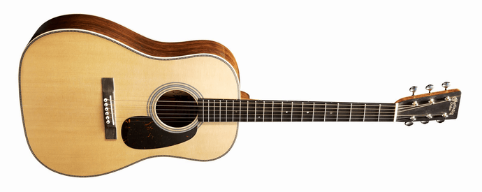 Guitare acoustique HG - 28, édition spéciale O’ahu, guitare dreadnought plus petite 14 frettes avec étui souple - Drummond Musique