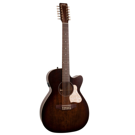 Guitare acoustique/électrique, guitare électro - acoustique 12 cordes cutaway Legacy Bourbon Burst Presys II (pas d’étui) - Drummond Musique