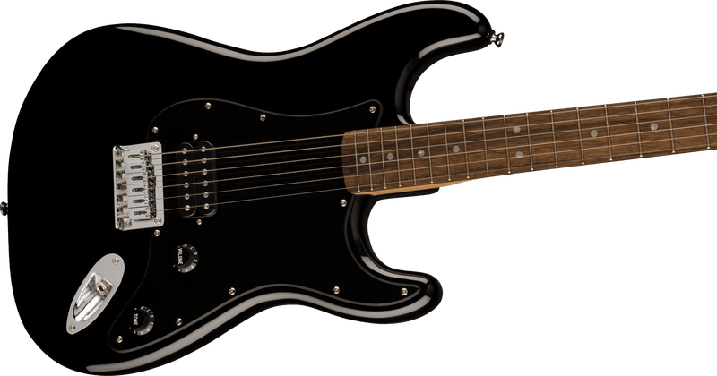 Chargez l&#39;image dans la visionneuse de la galerie, Guitare électrique, SQUIER SONIC® STRATOCASTER® HT H Touche en laurier, plaque de protection noire, noir - Drummond Musique

