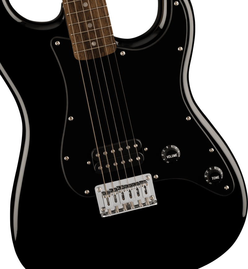 Chargez l&#39;image dans la visionneuse de la galerie, Guitare électrique, SQUIER SONIC® STRATOCASTER® HT H Touche en laurier, plaque de protection noire, noir - Drummond Musique

