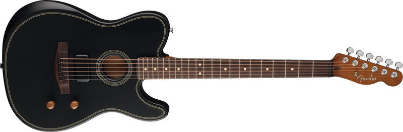 Load image into gallery viewer, Guitare Électrique/acoustique, ACOUSTASONIC® STANDARD TELECASTER® Black (pas d’étui) - Drummond Musique
