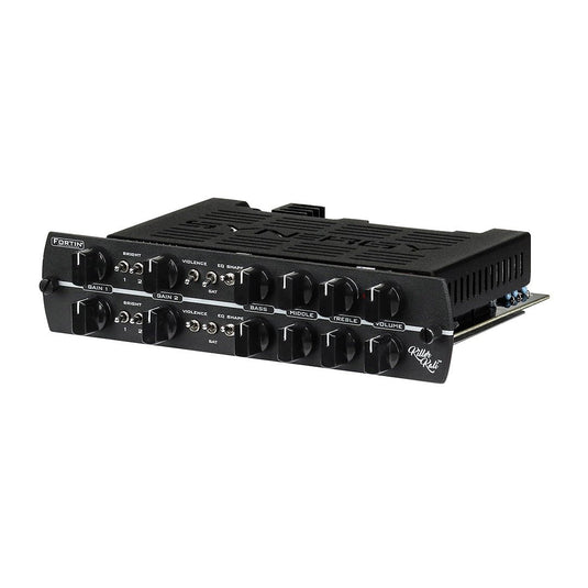 Le Synergy Fortin Killer Kali est un module entièrement à lampes à deux canaux conçu avec le connaisseur de Gain Mike Fortin. - Drummond Musique