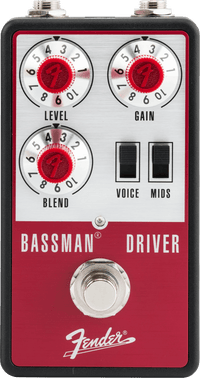 Pédale d'overdrive optimisé pour la basse 