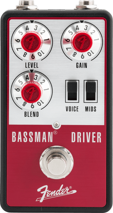 Pédale d'overdrive optimisé pour la basse 