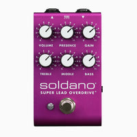 Pédale d’overdrive Soldano mauve - Drummond Musique