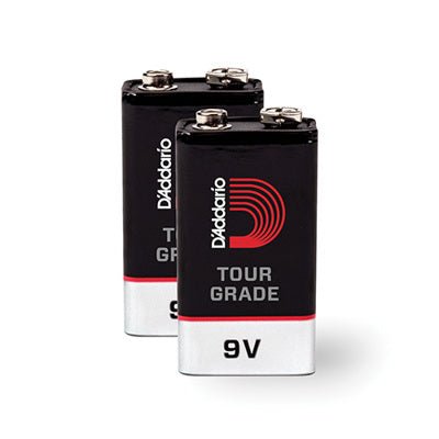 Piles 9 V D'Addario Tour - Grade, lot de 2 - Drummond Musique