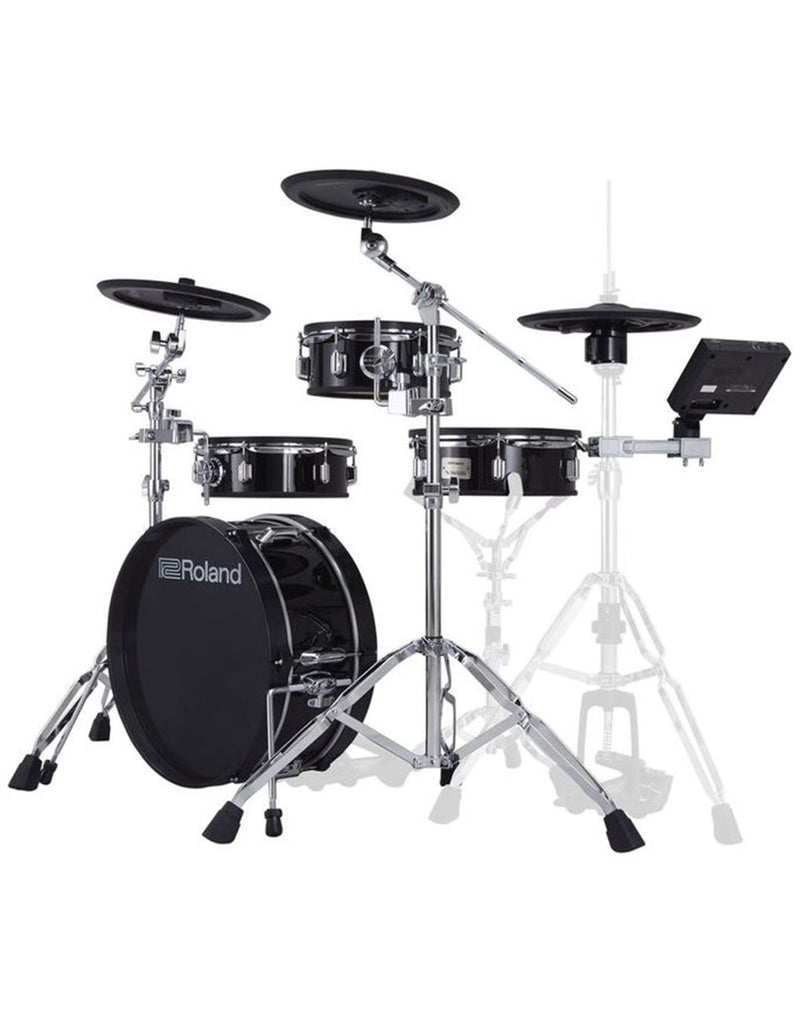 Load image into gallery viewer, ROLAND / VAD 103 / A sleek and economical electronic drum kit with an acoustic drum look, with reduced depth drums and TD-07 module. 1 tom, 1 floor, 1 spit 1 ride
