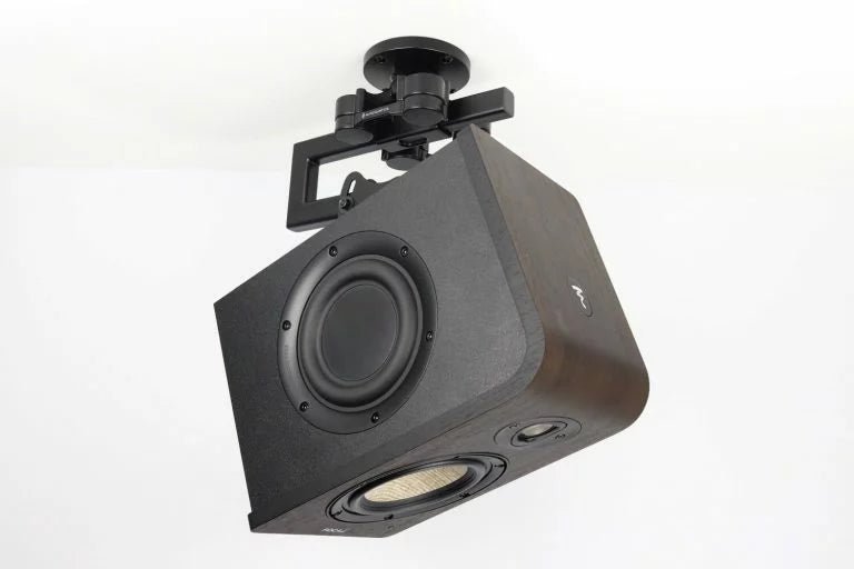 Load image into gallery viewer, V120 MOUNT, isolation acoustique pour les enceintes suspendues aux murs ou aux plafonds 4.6&quot; x 4.6&quot; x 3.5&quot; 40 lbs (18.1 kg) - Drummond Musique
