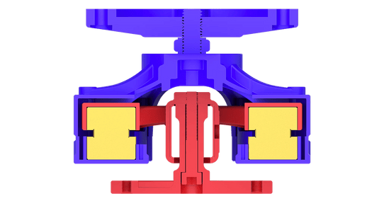 V120 MOUNT, isolation acoustique pour les enceintes suspendues aux murs ou aux plafonds 4.6" x 4.6" x 3.5" 40 lbs (18.1 kg) - Drummond Musique