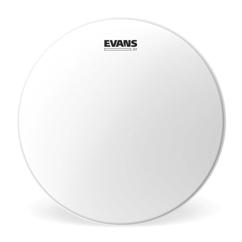 Load image into gallery viewer, Peau de tambour blanche enduite G1 de 18 pouces
