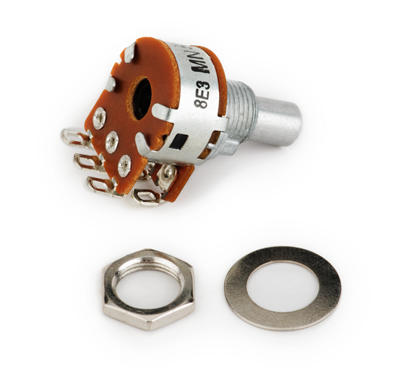 500K pickup potentiometer, American Deluxe bass