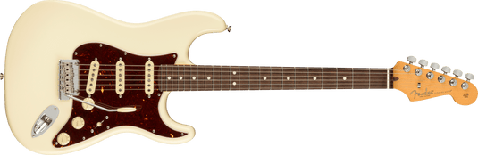 Guitare électrique, "Fender American Professional II Stratocaster Guitar", olympic white,Rosewood avec case Deluxe