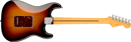 Guitare électrique,"American Professional II Stratocaster" gauchère, touche en bois de rose- 3 Couleurs "Sunburst" avec étui rigide