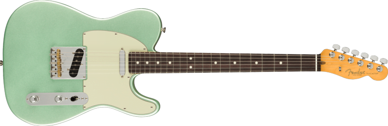 Load image into gallery viewer, Electric Guitar, &quot;American Professional II Telecaster&quot; - &quot;Mystic Surf Green&quot; with Deluxe Hard Case
