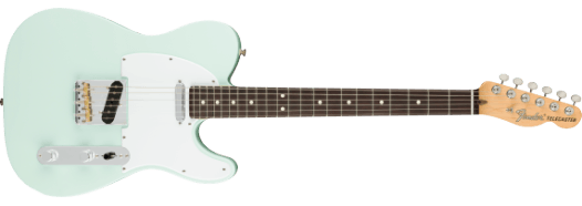 Guitare électrique, "American Performer Telecaster Satin Sonic Blue" avec Étui souple Deluxe