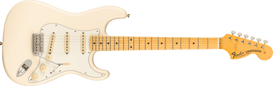 Guitare électrique, "JV MODIFIED '60S STRATOCASTER®", Touche en érable, "OLYMPIC WHITE" avec étui souple