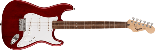 Guitare électrique, "Squier Stratocaster HT Pack-Crimson Red Transparent" avec Frontman 10G-120V