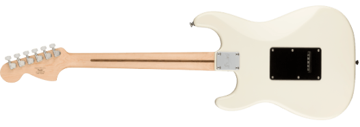 Guitare électrique, Affinity Series Stratocaster HH-touche en laurier, Pickgard Noir- Olympic White