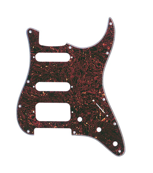 Pickguard pour "Stratocaster H/S/S" 11 troues 4 plis