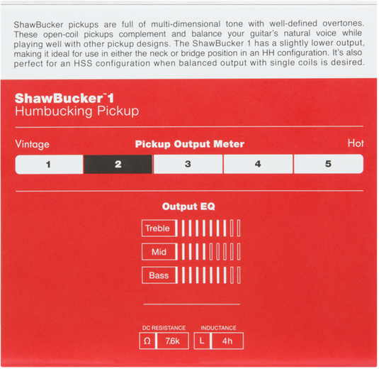 Micro "ShawBucker" Zèbre