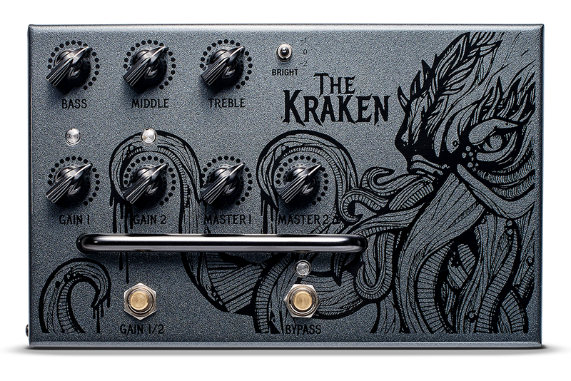 Chargez l&#39;image dans la visionneuse de la galerie, Pédale de pré-amplification &quot;V4 The Kraken preamp pedal&quot;
