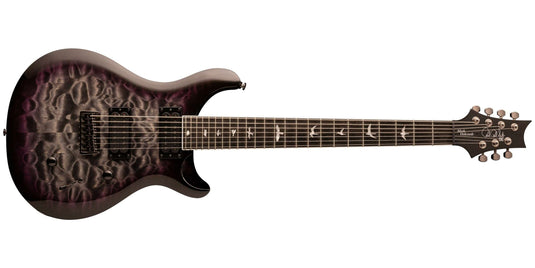 PRS / MH7QHB, 7-string electric guitar, Mark Holcom signature, Holcomb burst finish, softshell case