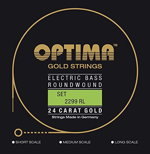 6-String Bass Strings 30-125 in Gold