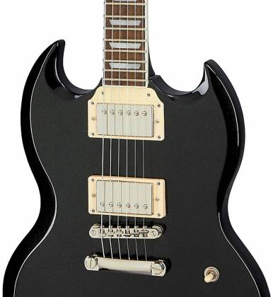 Electric guitar. SG Muse Jet Black Metallic