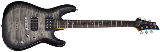 SCHECTER / Electric Guitar model C-6 Plus, “Charcoal Burst” finish