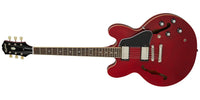 Guitare électrique ES-335 gauchère Inspirée par Gibson - Cerise