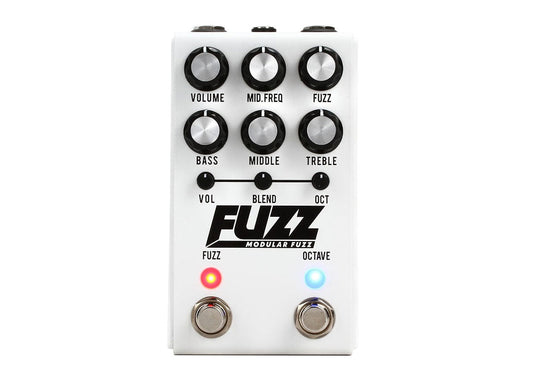 JACKSON.AUDIO / MODULAR-FUZZ-WHITE / Modular fuzz pedal