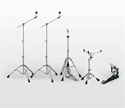 YAMAHA / HW880 / 800 series hardware set, (1x HS850 HiHat Std, 1x SS850 Snare Std, 1x FP8500C Single BD pedal, 2x CS865 boomstand