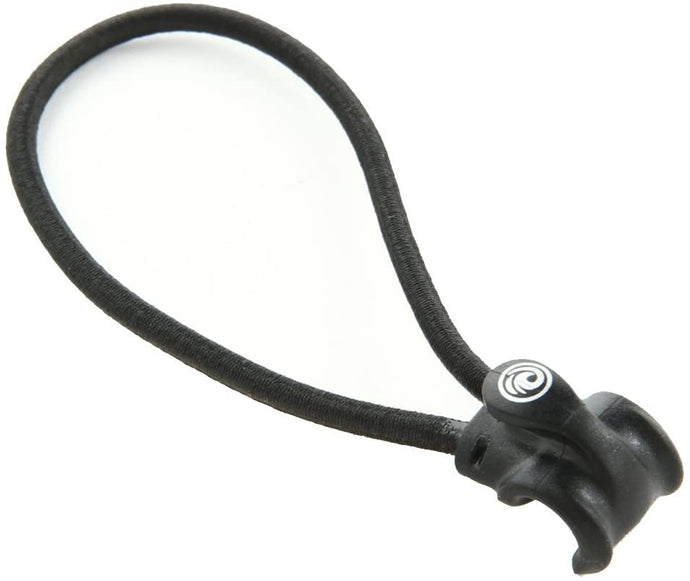 Elastic tie for audio cable