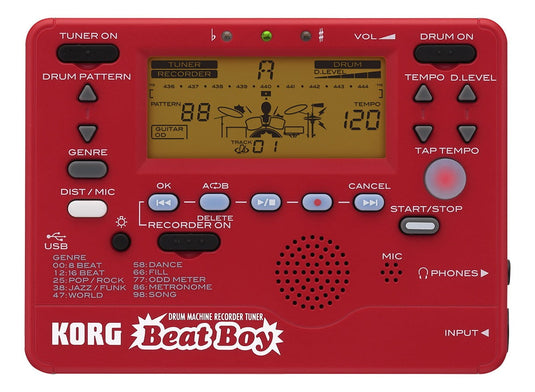 “BeatBoy” tuner and rhythm sequencer