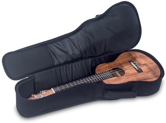 CROSSROCK / CRSG106BUBK / Baritone ukulele case with strap, padded 10mm Black 