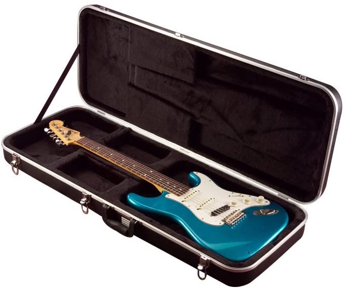 Load image into gallery viewer, Deluxe extra-long hard case for electric guitars
