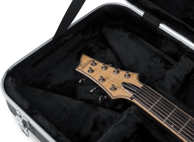 Load image into gallery viewer, Deluxe extra-long hard case for electric guitars
